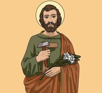 Saint joseph worker colored eps vector 350x320